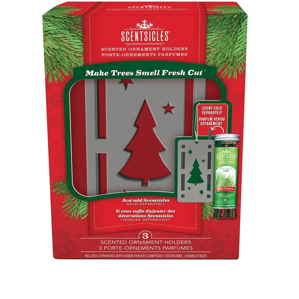 NEW Scentsicles Scented Ornament Holders, Scented Ornament Sticks Holder